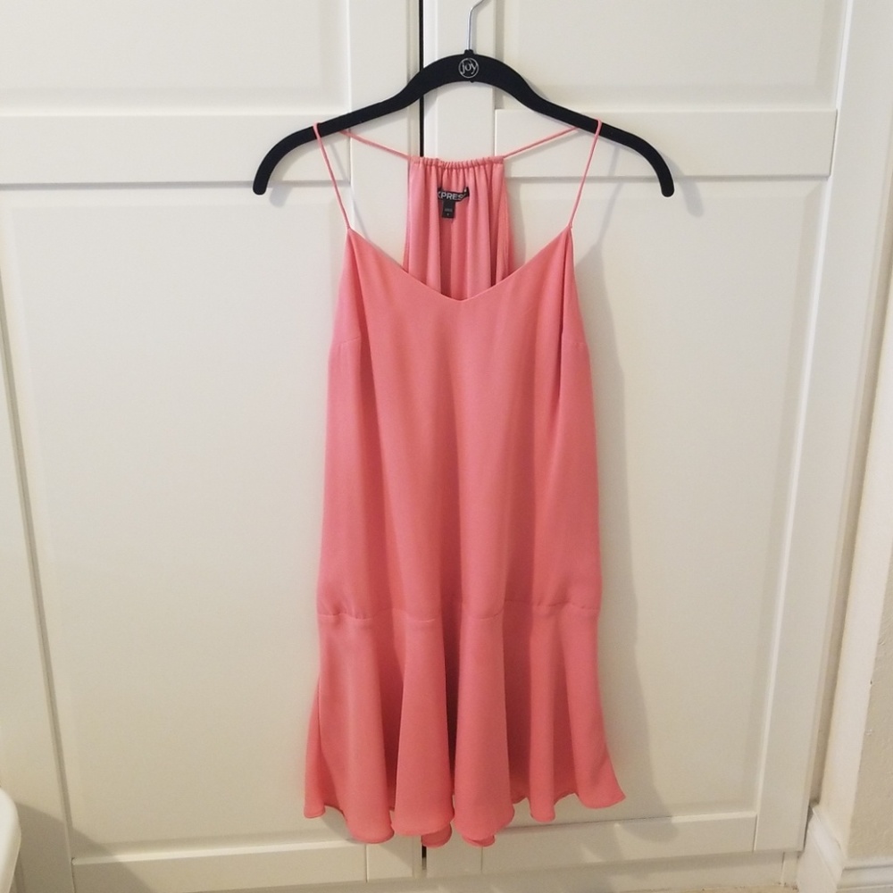 Pink Express halter dress